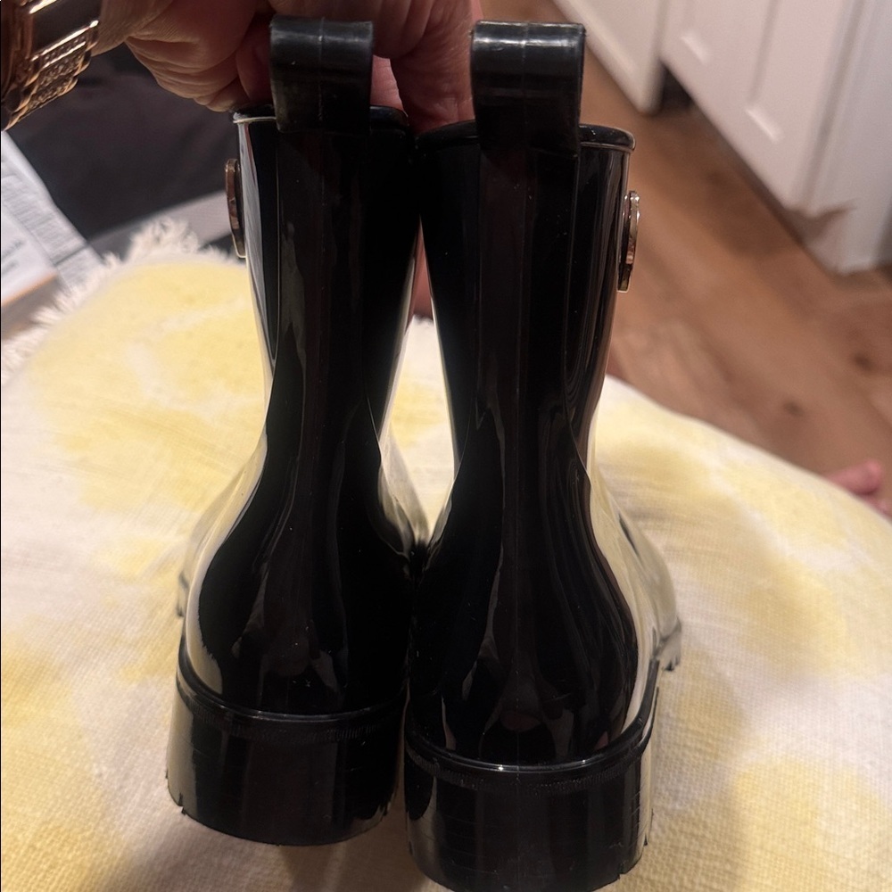 Missoni Glossy Black Women's Rain Boots size 9 9/5 - Picture 7 of 10